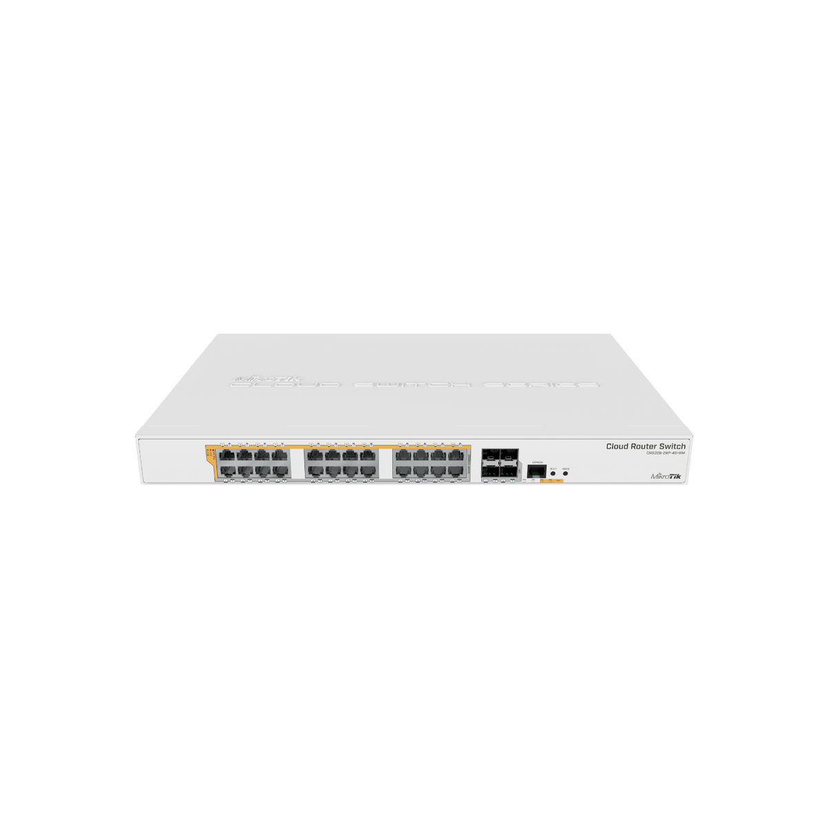 Switch zarządzalny Mikrotik CRS328-24P-4S+RM 24xGbE 4xSFP+ PoE.
