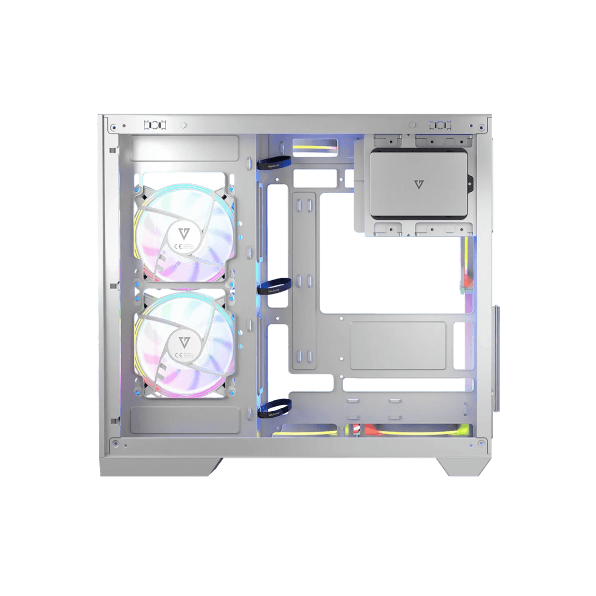 Obudowa Modecom Volcano Panorama Apex ARGB 5F Midi White.
