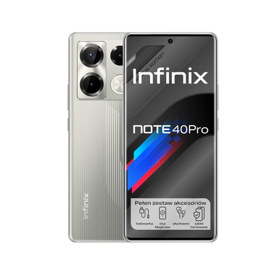 Smartfon Infinix NOTE 40 Pro Racing Grey.