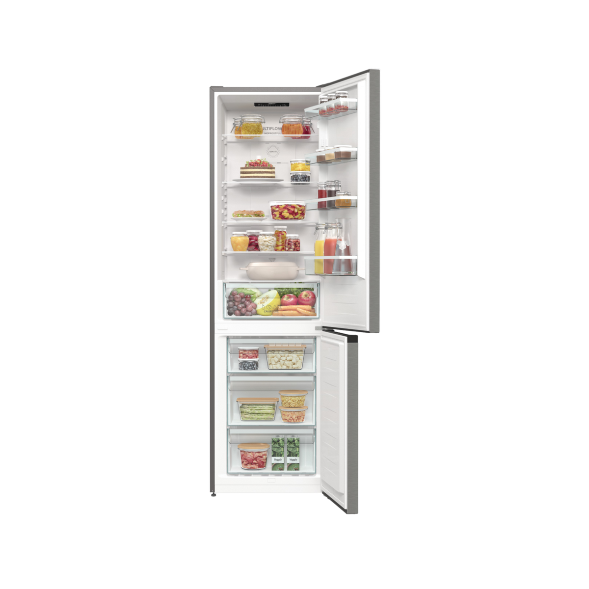 Lodówka wolnostojąca Gorenje NRK6202EXL4 No Frost 200cm.