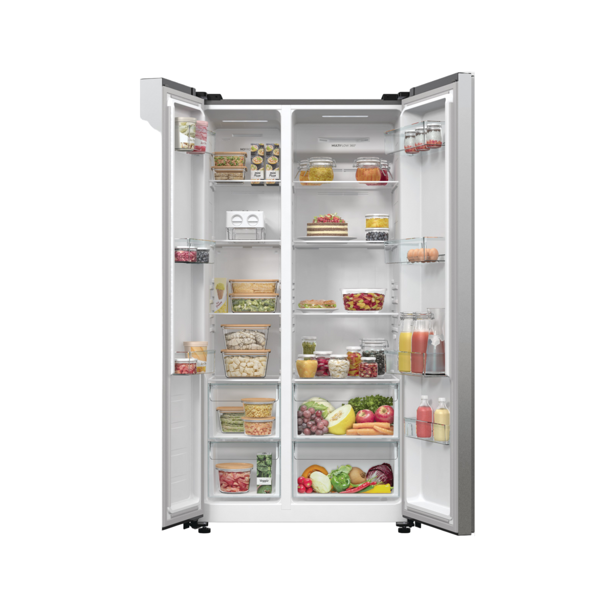 Lodówka wolnostojąca Gorenje NRR9185EAXL No Frost 178,6cm.