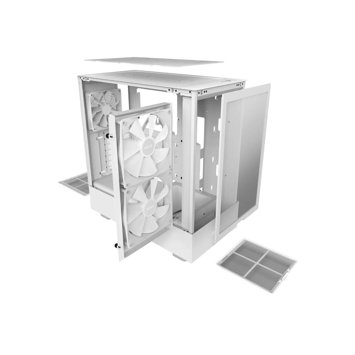 Obudowa NZXT H5 Flow RGB White.