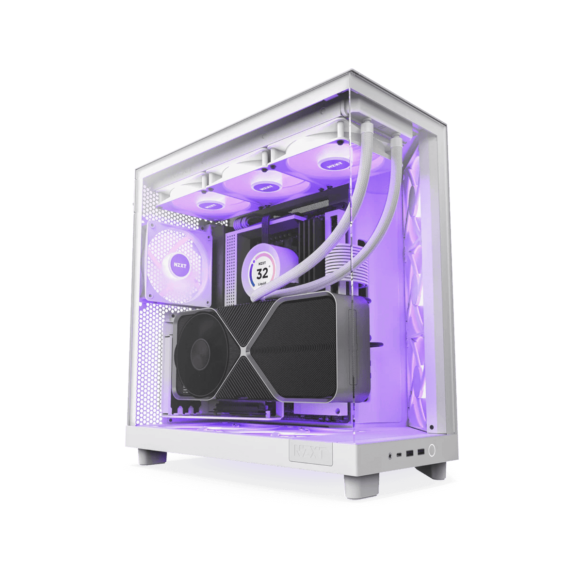 Obudowa NZXT H6 Flow RGB White.