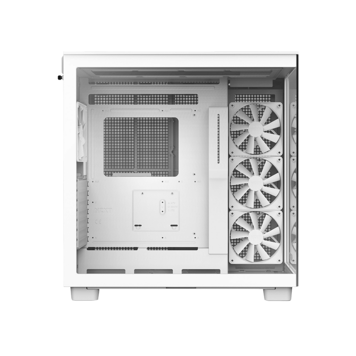 Obudowa NZXT H9 Flow Matte White.
