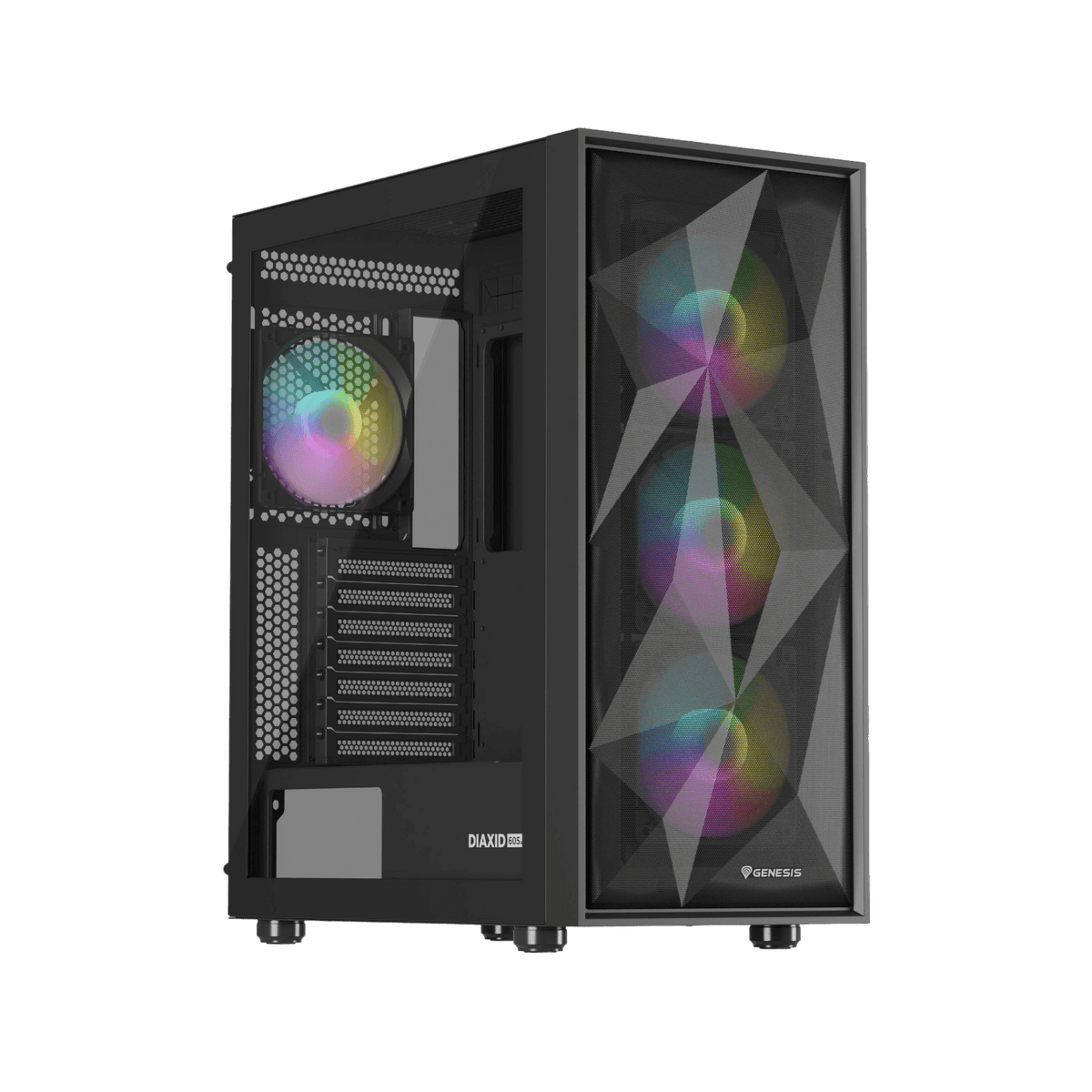 Obudowa Natec Genesis Diaxid 605 ARGB Black.