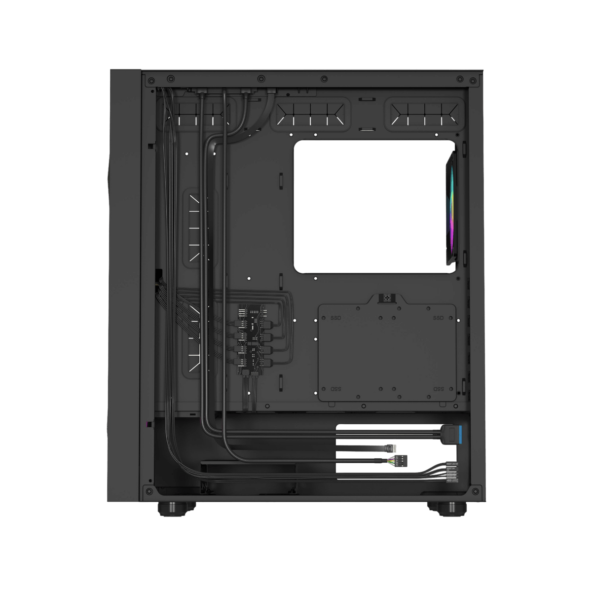 Obudowa Natec Genesis Diaxid 605 ARGB Black.