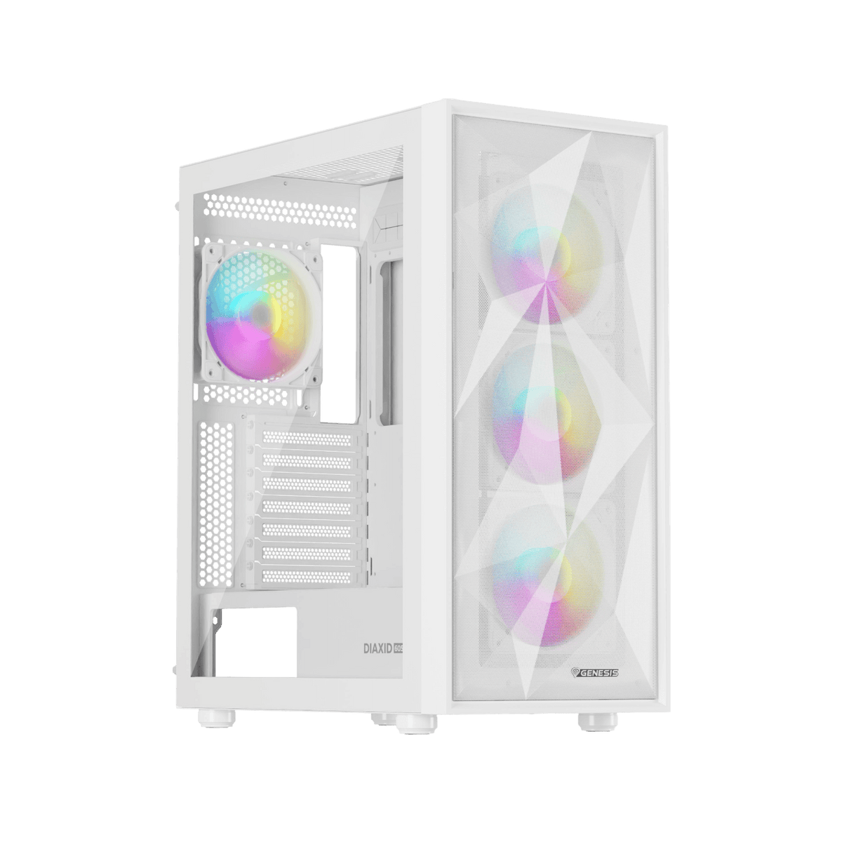 Obudowa Natec Genesis Diaxid 605 ARGB White.