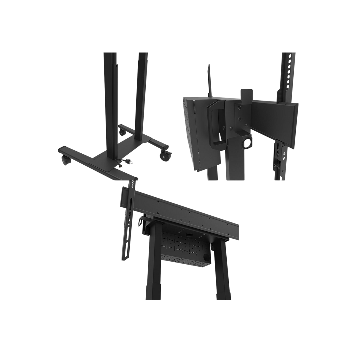 Stojak podłogowy do monitora Neomounts FL55-875BL1 55" - 100" VESA 110kg.