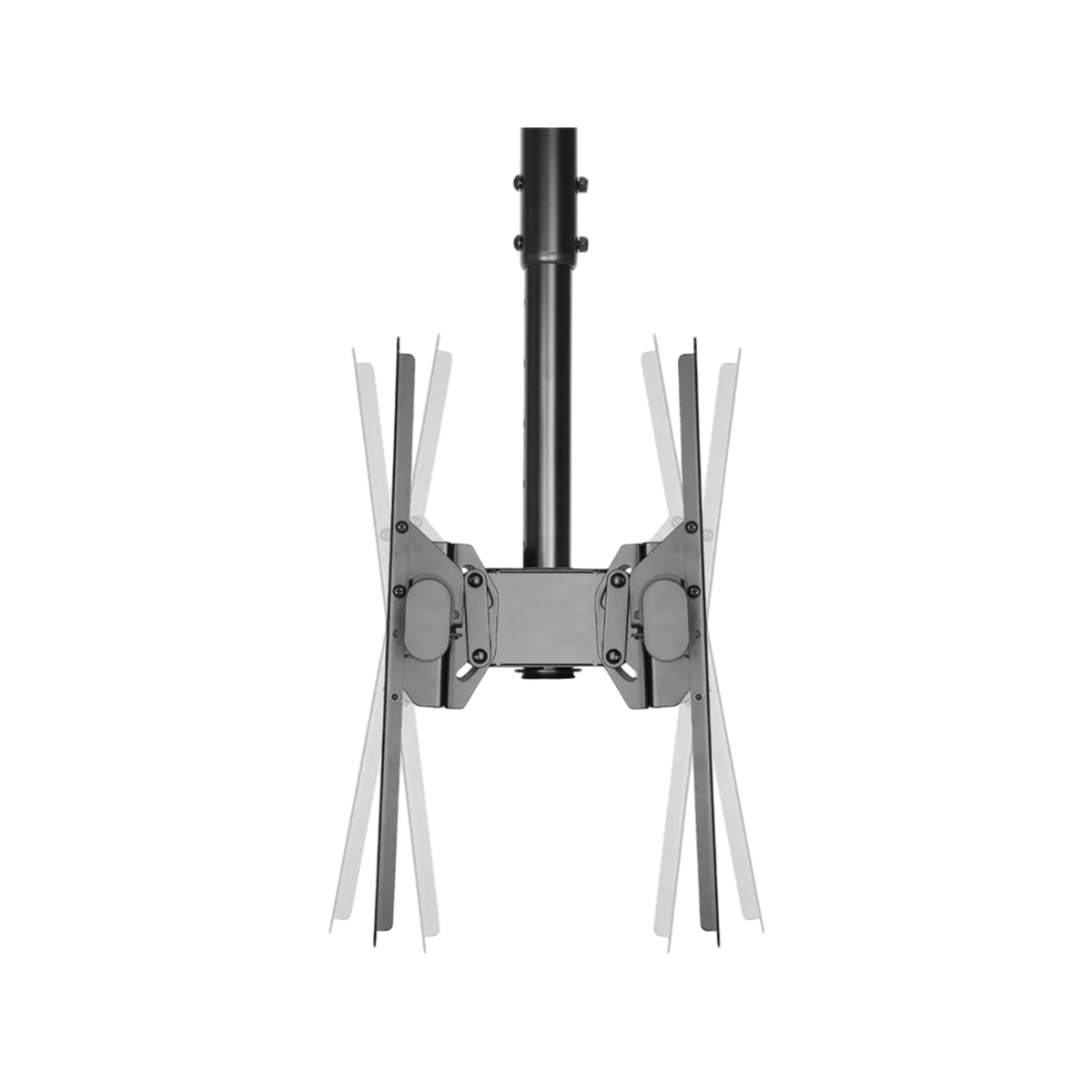 Uchwyt sufitowy na 2 monitory Neomounts NM-C440DBLACK 32" - 60" VESA 45kg.