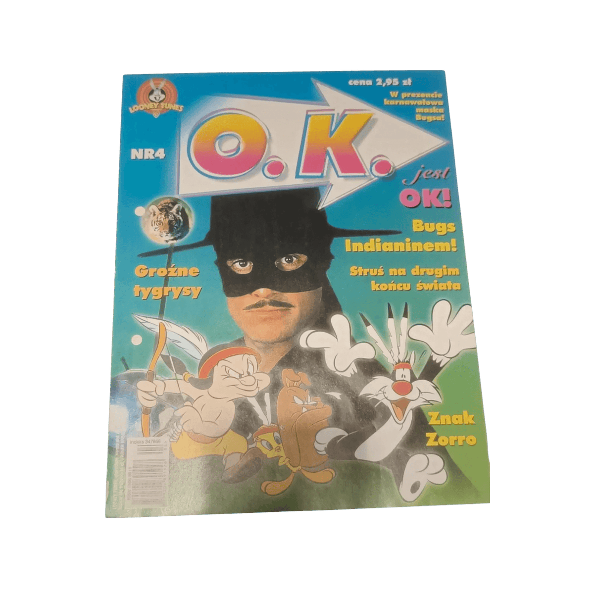 O.K. Looney Tunes segregator czasopismo.