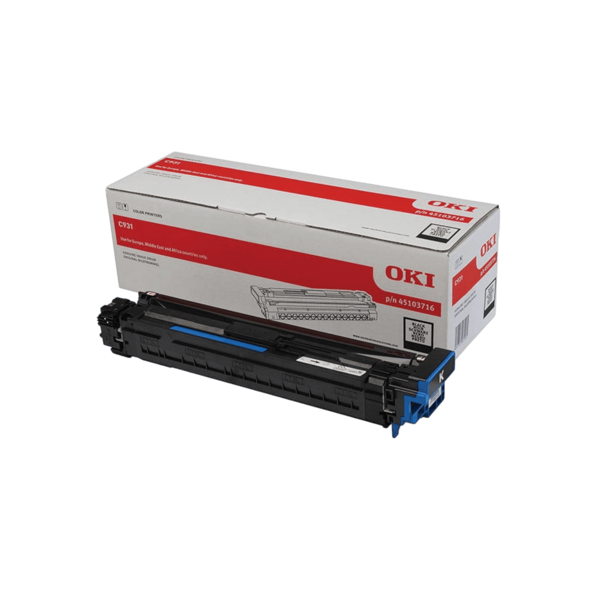 Bęben do drukarki OKI C931 Czarny (Black) 40K 45103716.
