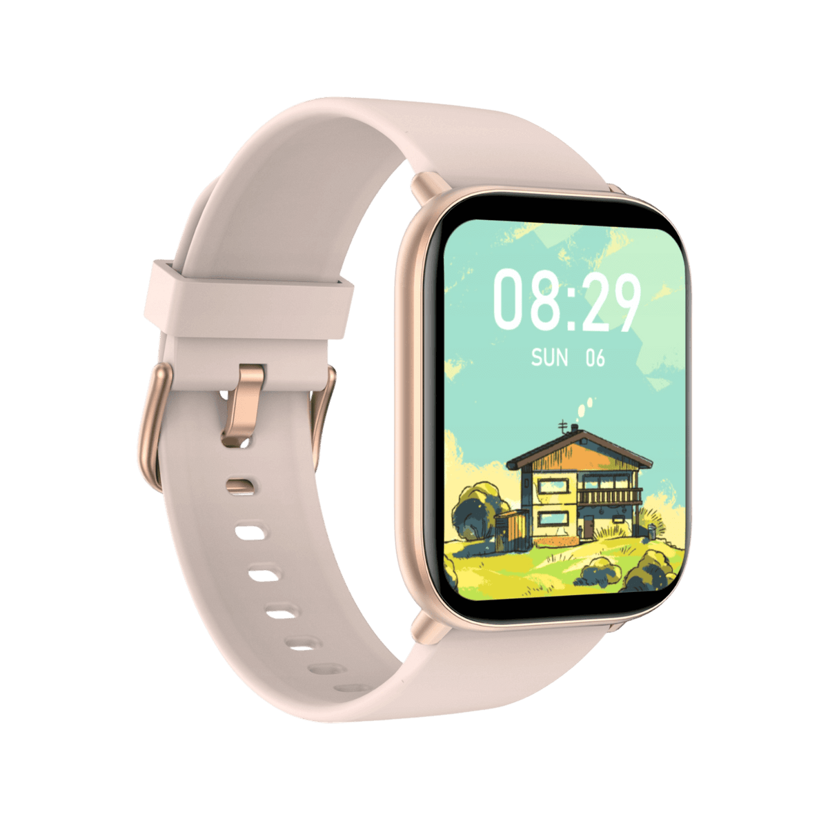 Smartwatch Oromed ORO-FIT Pro GT Różowy.
