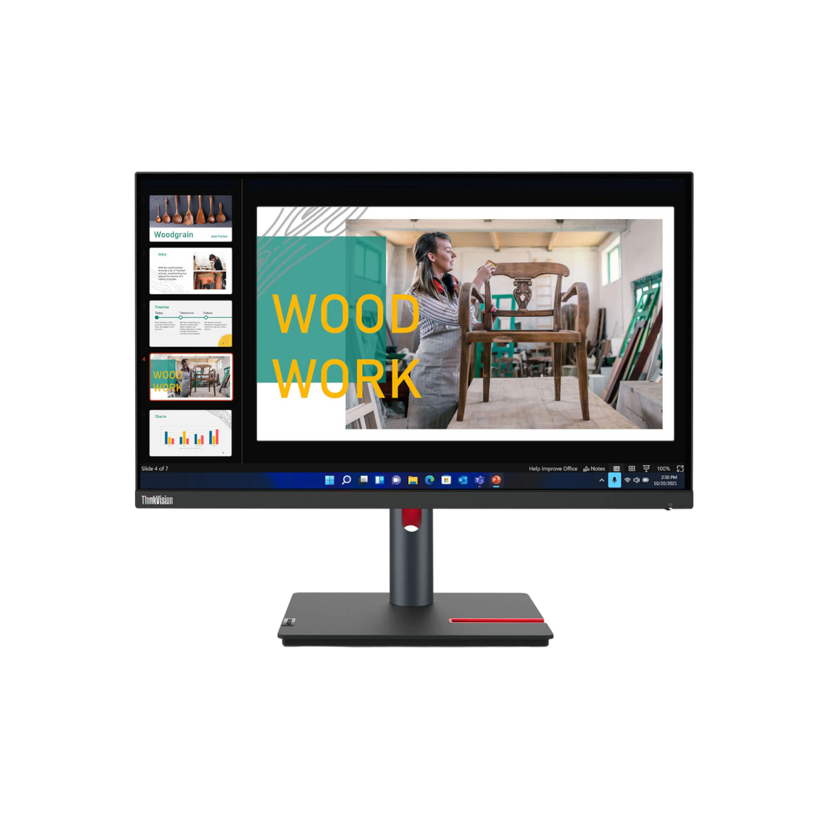 Monitor Lenovo P24q-30 24" IPS QHD.