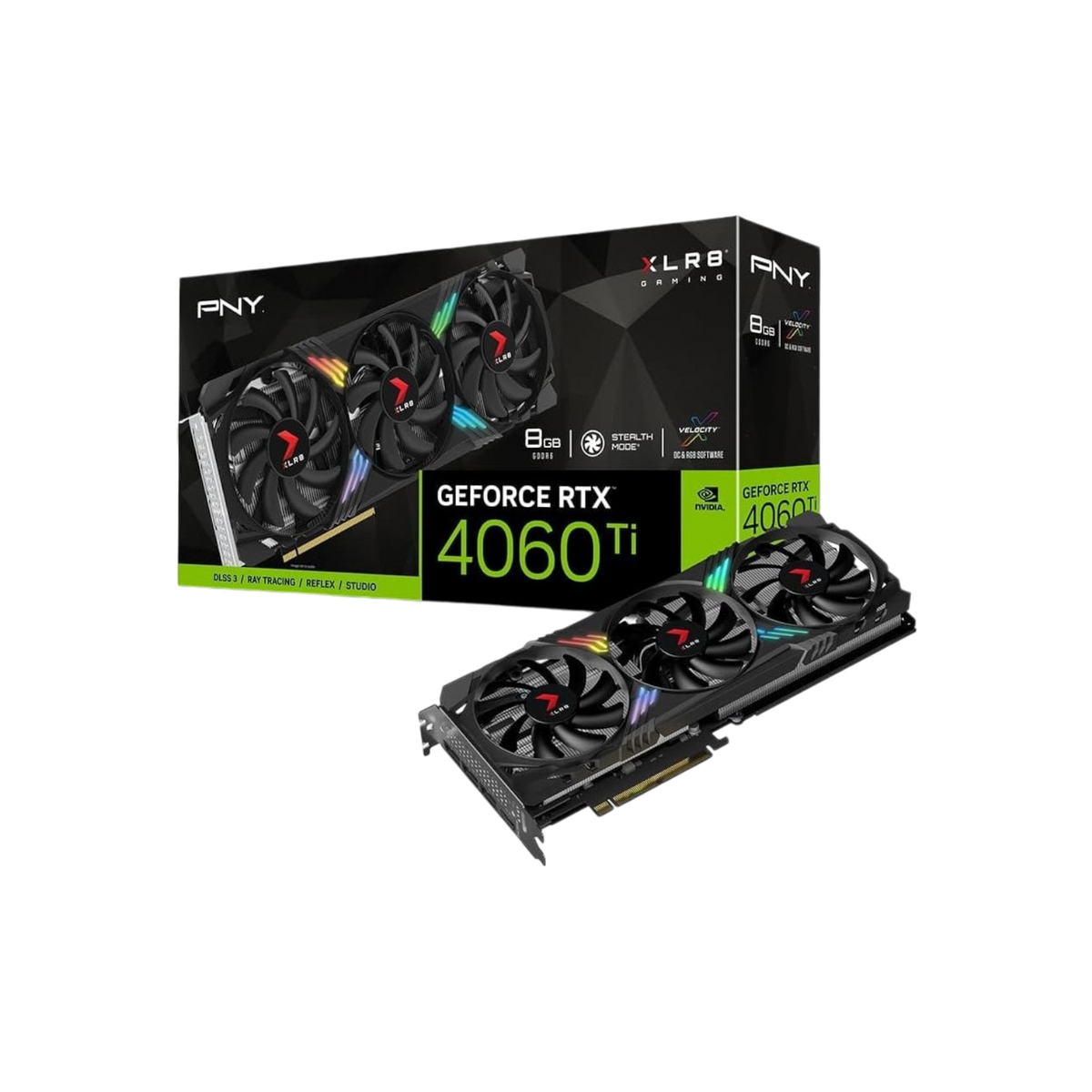 Karta graficzna PNY GeForce RTX 4060 Ti XLR8 Gaming Verto EPIC-X RGB 8GB GDDR6.