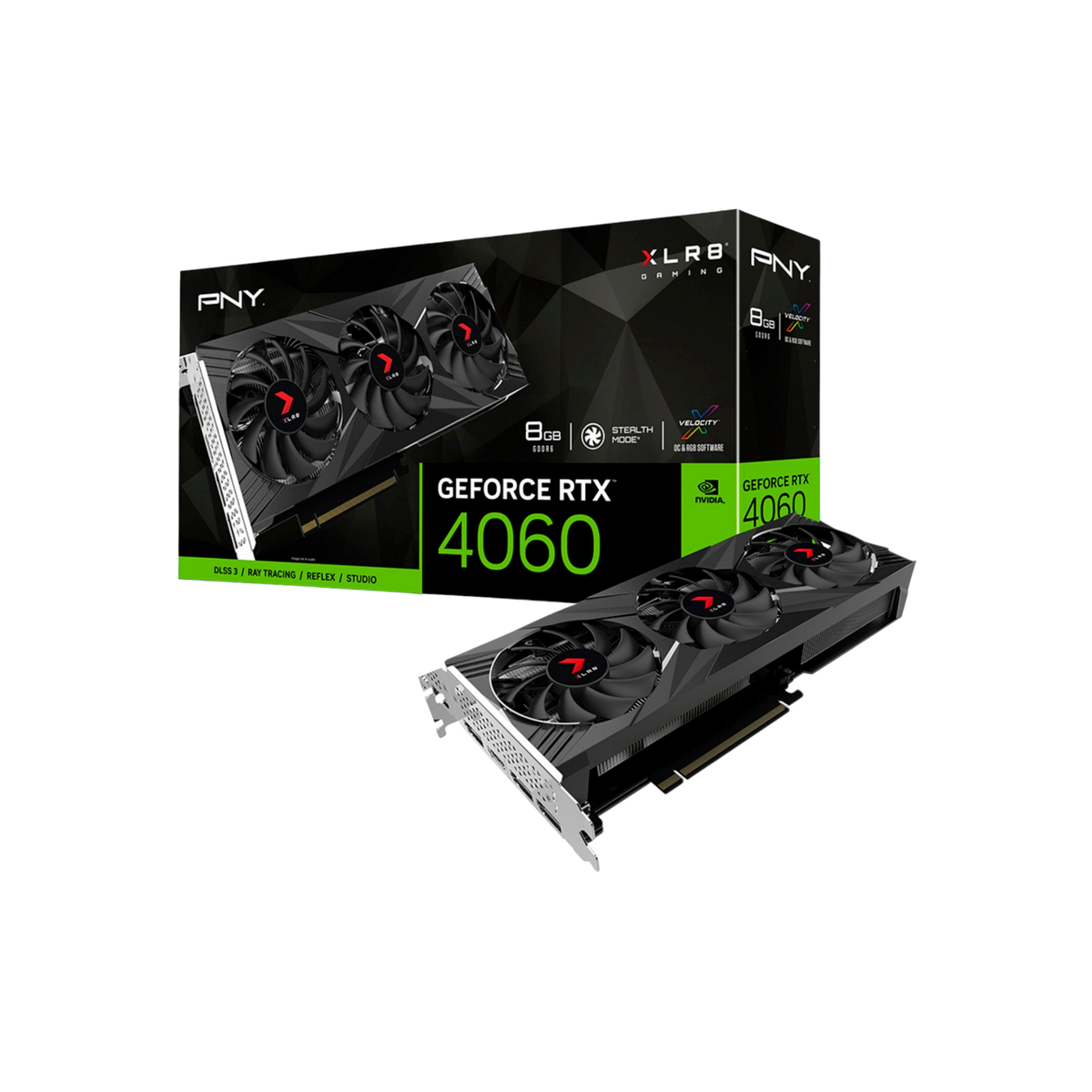 Karta graficzna PNY GeForce RTX 4060 XLR8 Gaming Verto EPIC-X RGB 8GB GDDR6.