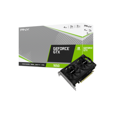 Karta graficzna PNY GeForce GTX 1650 Dual Fan 4GB GDDR6.