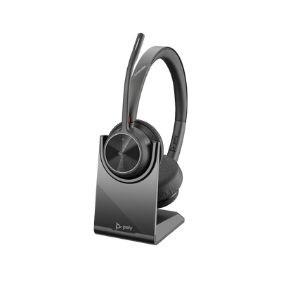 Słuchawki bezprzewodowe nauszne Poly Voyager 4320-M MS Charge Stand BT700 USB-C.