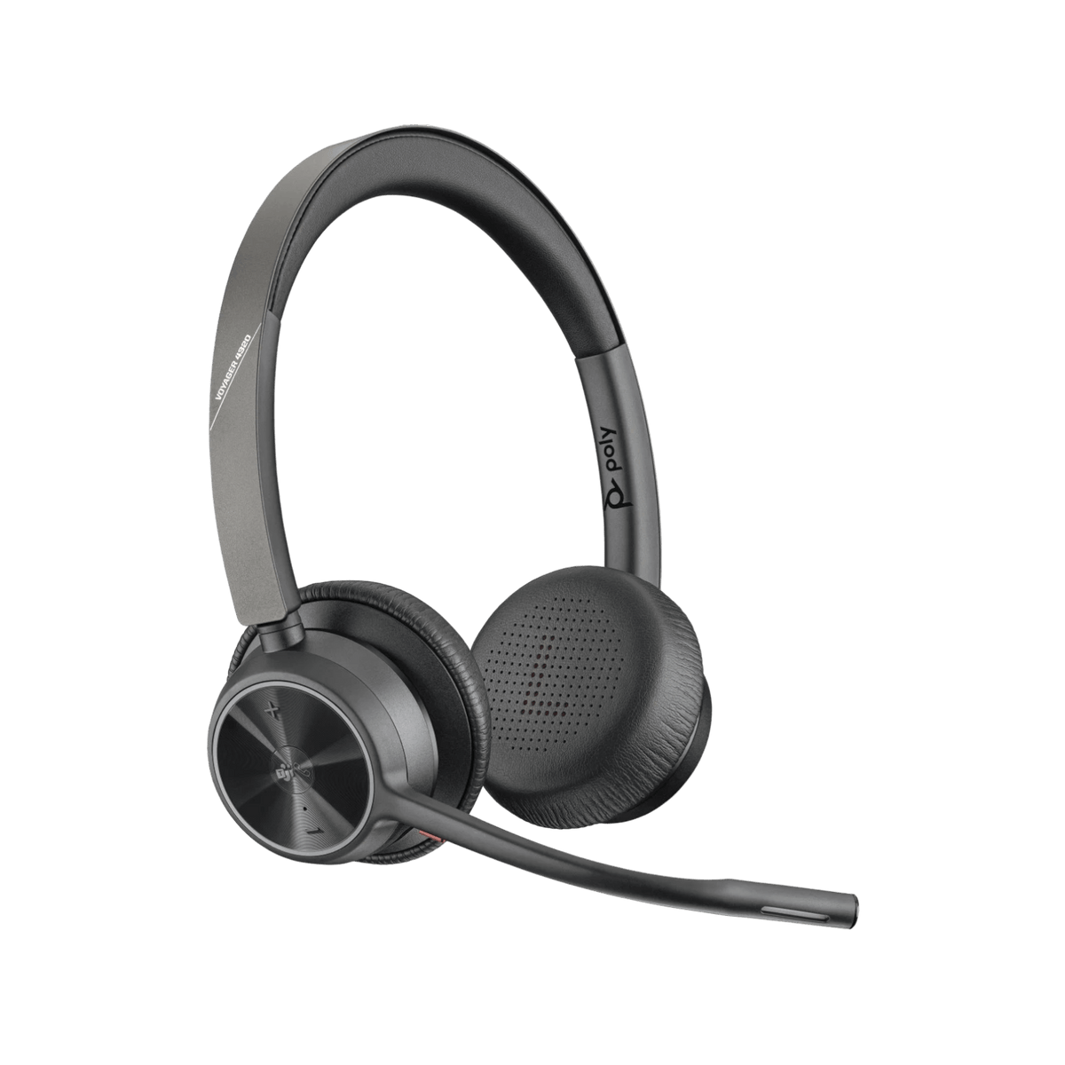 Słuchawki bezprzewodowe nauszne Poly Voyager 4320-M MS Charge Stand BT700 USB-C.