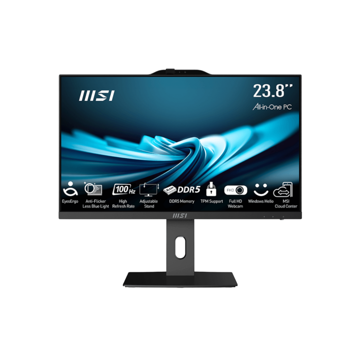 Komputer AiO MSI PRO AP242P 14M-649XEU i5-14400 23,8" FHD 16GB 512GB NOOS Czarny.
