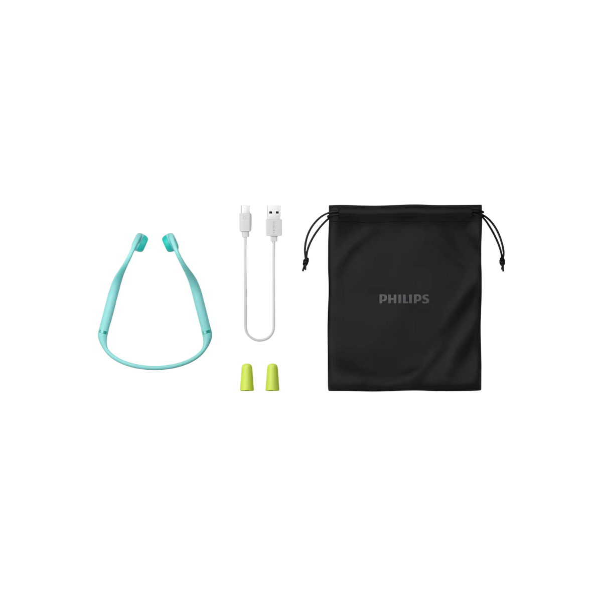 Słuchawki bezprzewodowe Philips TAK4607GR Bluetooth Zielony.