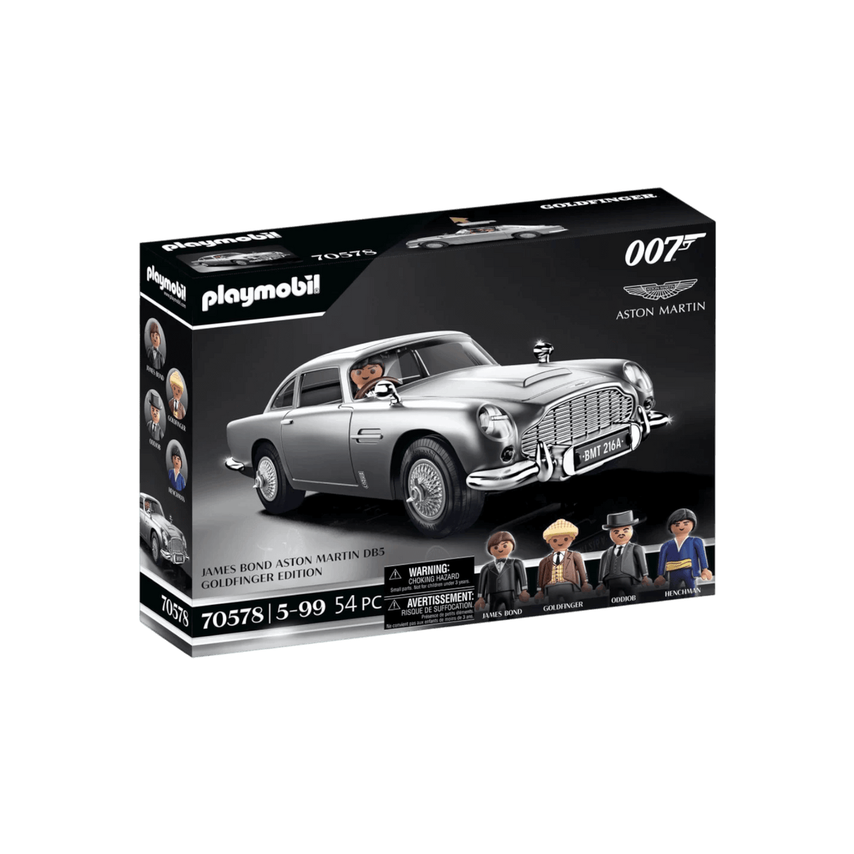 Playmobil Zestaw Aston Martin 70578 James Bond Aston Martin DB5 Goldfinger Edition.