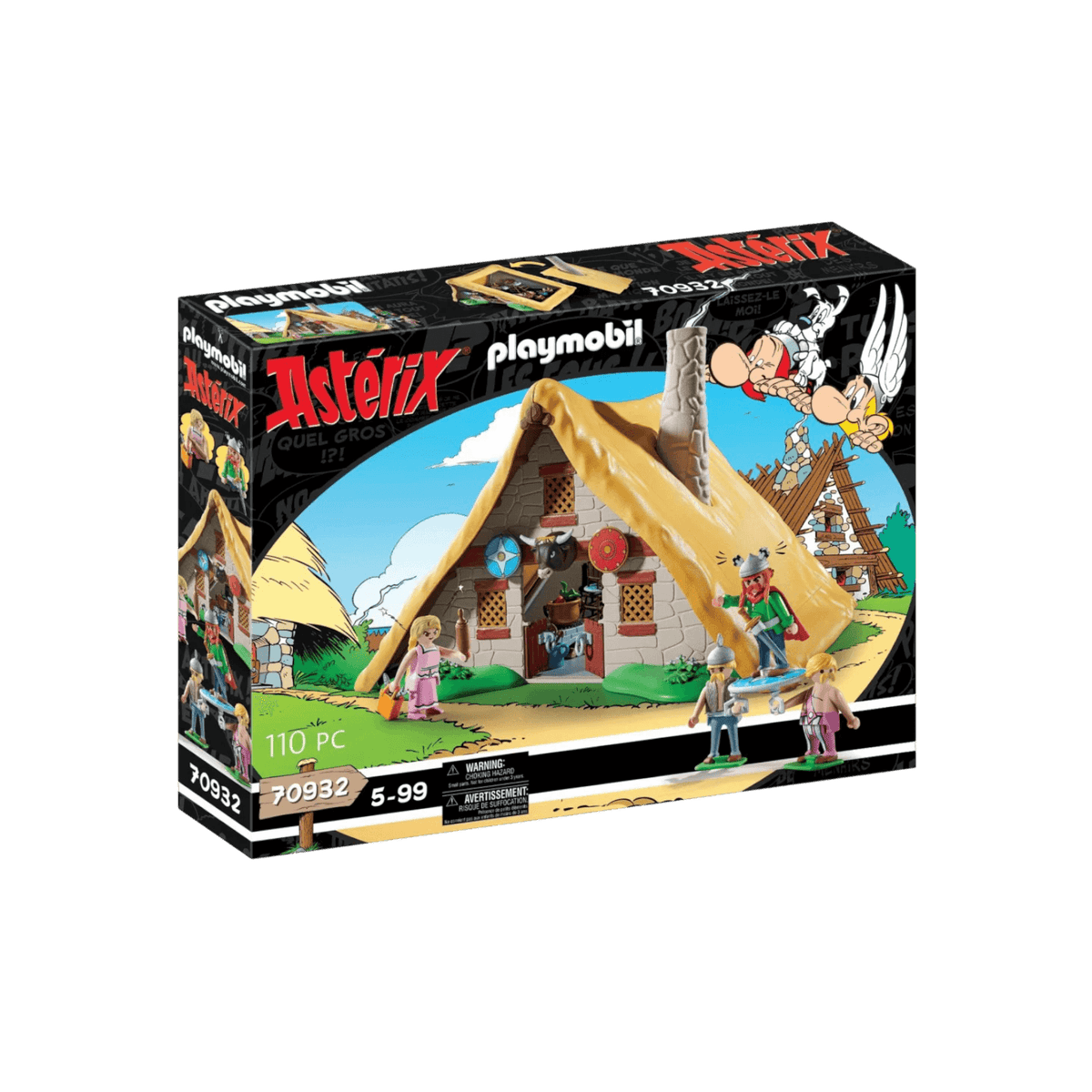 Playmobil Zestaw figurek Asterix 70932 Chata Asparanoiksa.