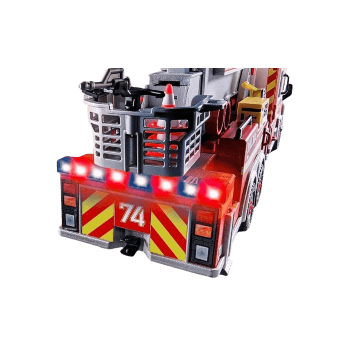 Playmobil Zestaw figurek City Action 70935 Wóz strażacki: US Tower Ladder.