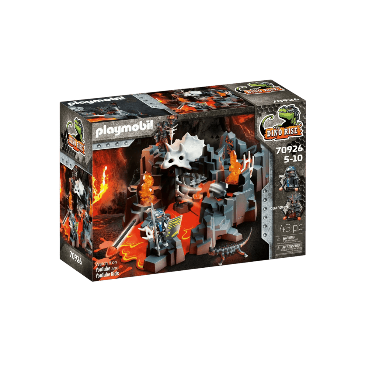 Playmobil Zestaw DINO Rise 70926 Strażnicy źródła lawy.