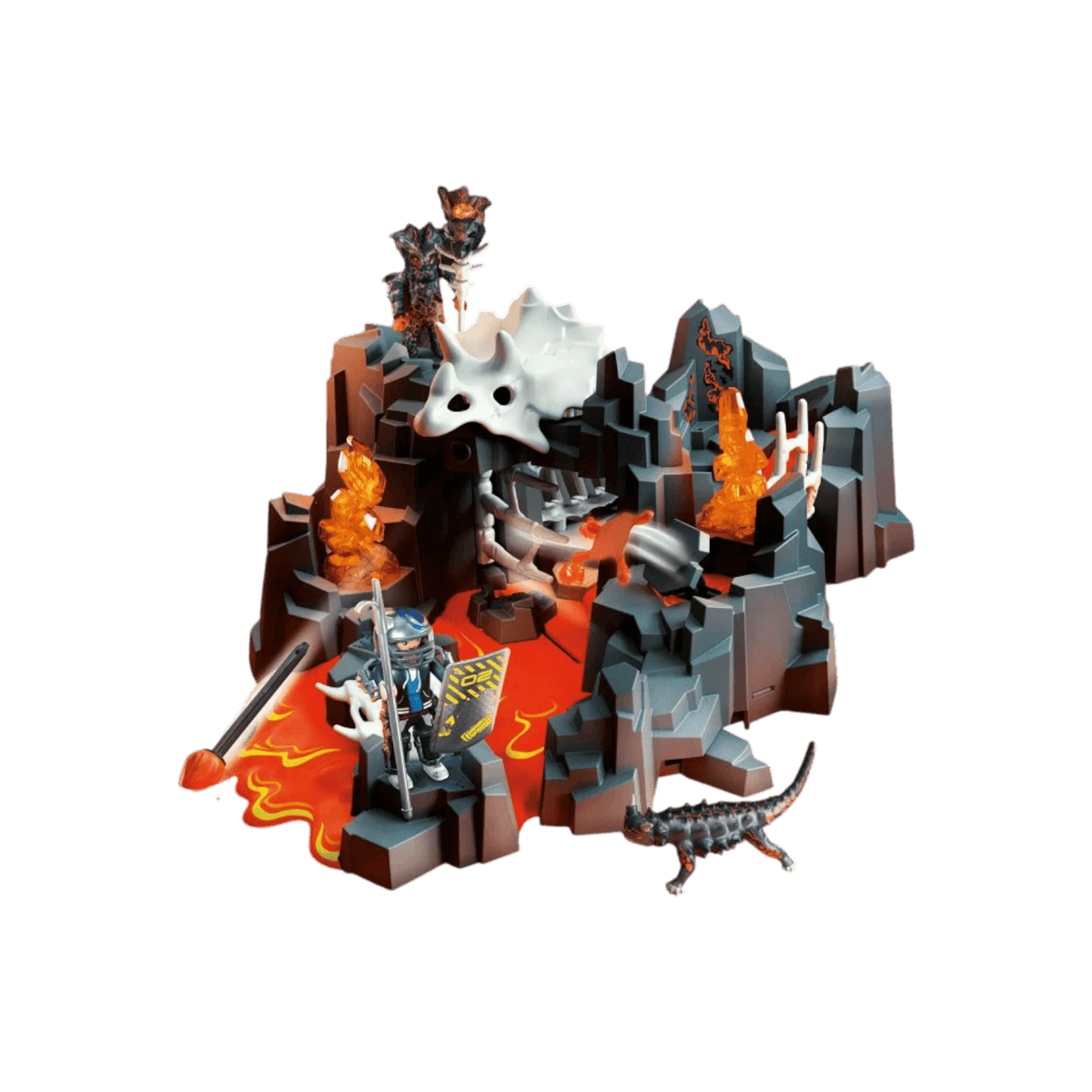 Playmobil Zestaw DINO Rise 70926 Strażnicy źródła lawy.