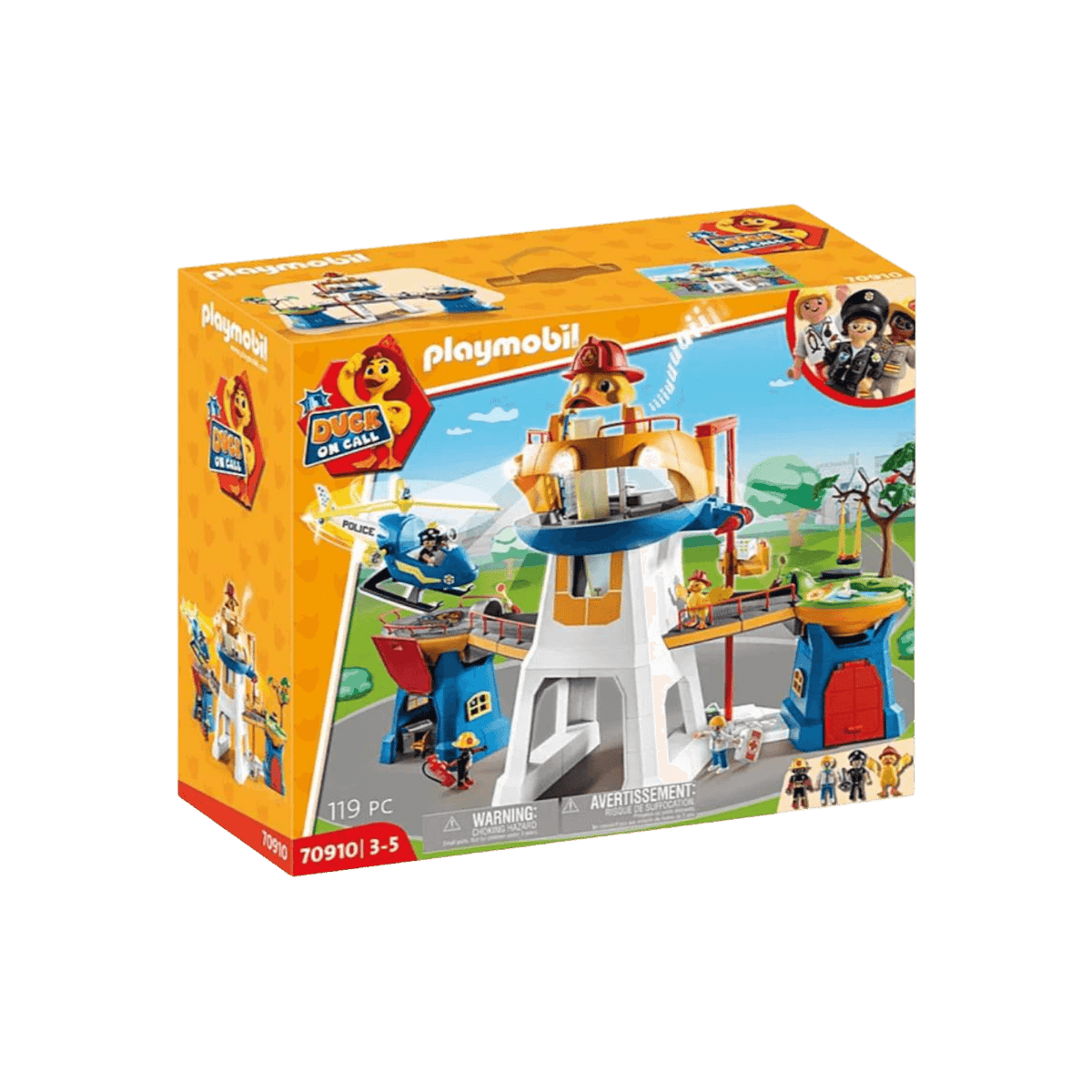 Playmobil Zestaw figurek DUCK ON CALL 70910 Kwatera główna.