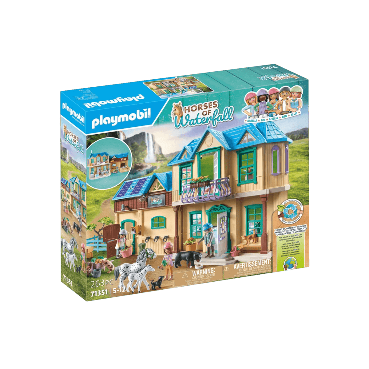 Playmobil Zestaw Horses of Waterfall 71351 Ranczo Waterfall.
