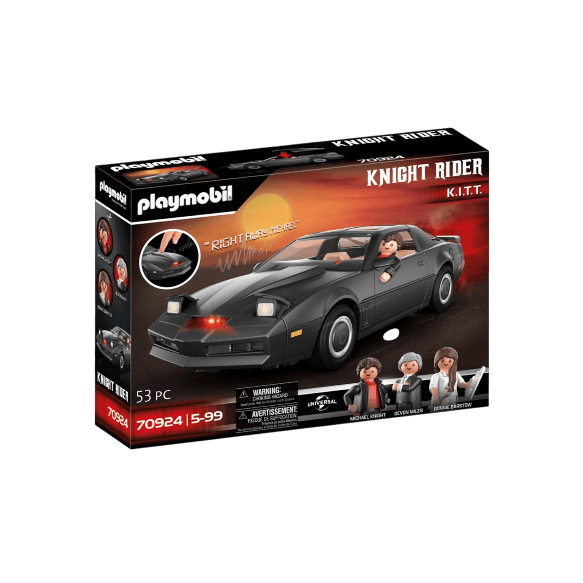Playmobil Zestaw Knight Rider 70924 K.I.T.T..