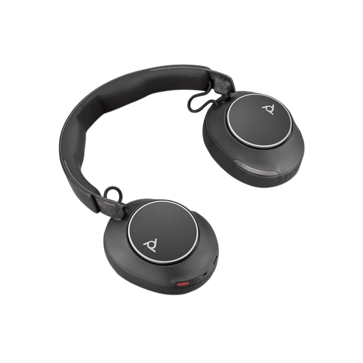 Słuchawki bezprzewodowe nauszne Poly Voyager Surround 80 UC MS USB-C adapter USB-C/A.