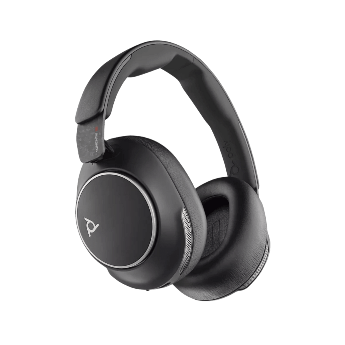 Słuchawki bezprzewodowe nauszne Poly Voyager Surround 80 UC USB-C adapter USB-C/A.