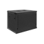 Szafa rack Qoltec 19" 9U 600x500x450mm wisząca Drzwi szklane Czarny.