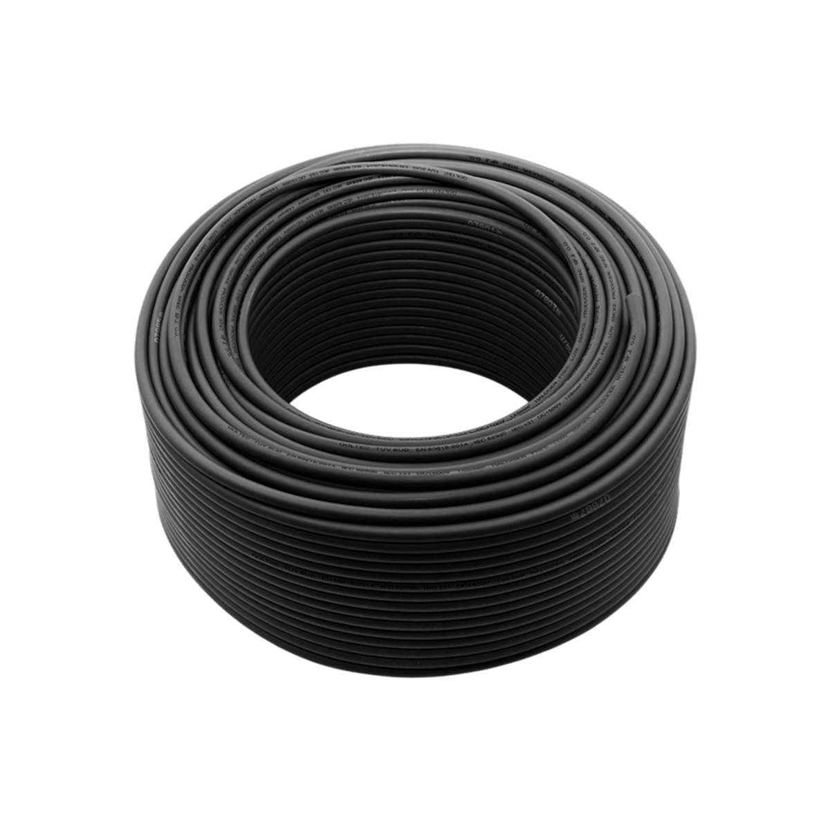 Kabel solarny fotowoltaiczny Qoltec 53853 6mm2 100m Czarny.