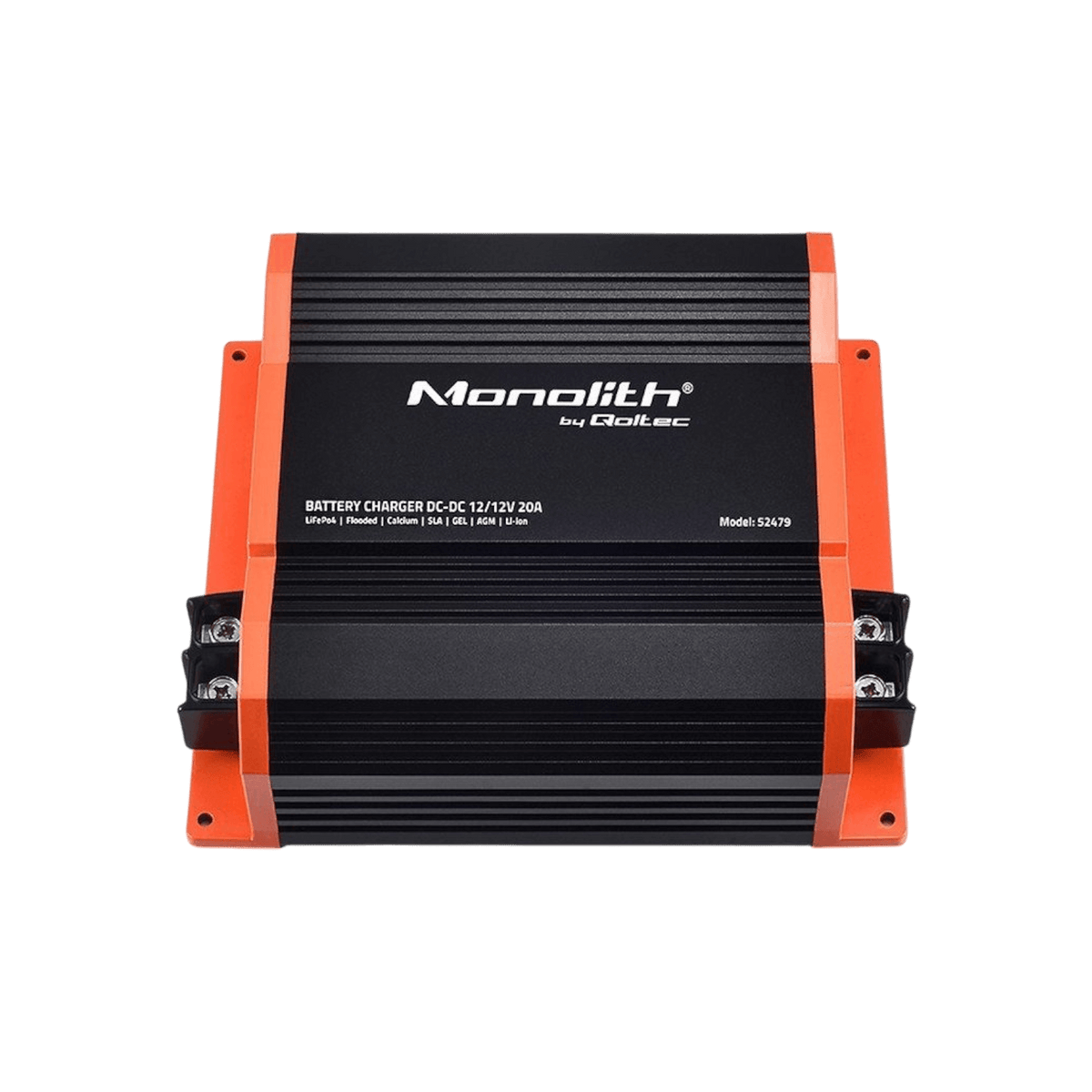 Ładowarka akumulatorów Qoltec Monolith 52479 DC-DC LiFePO4 AGM GEL 12V-12V 20A 250W.