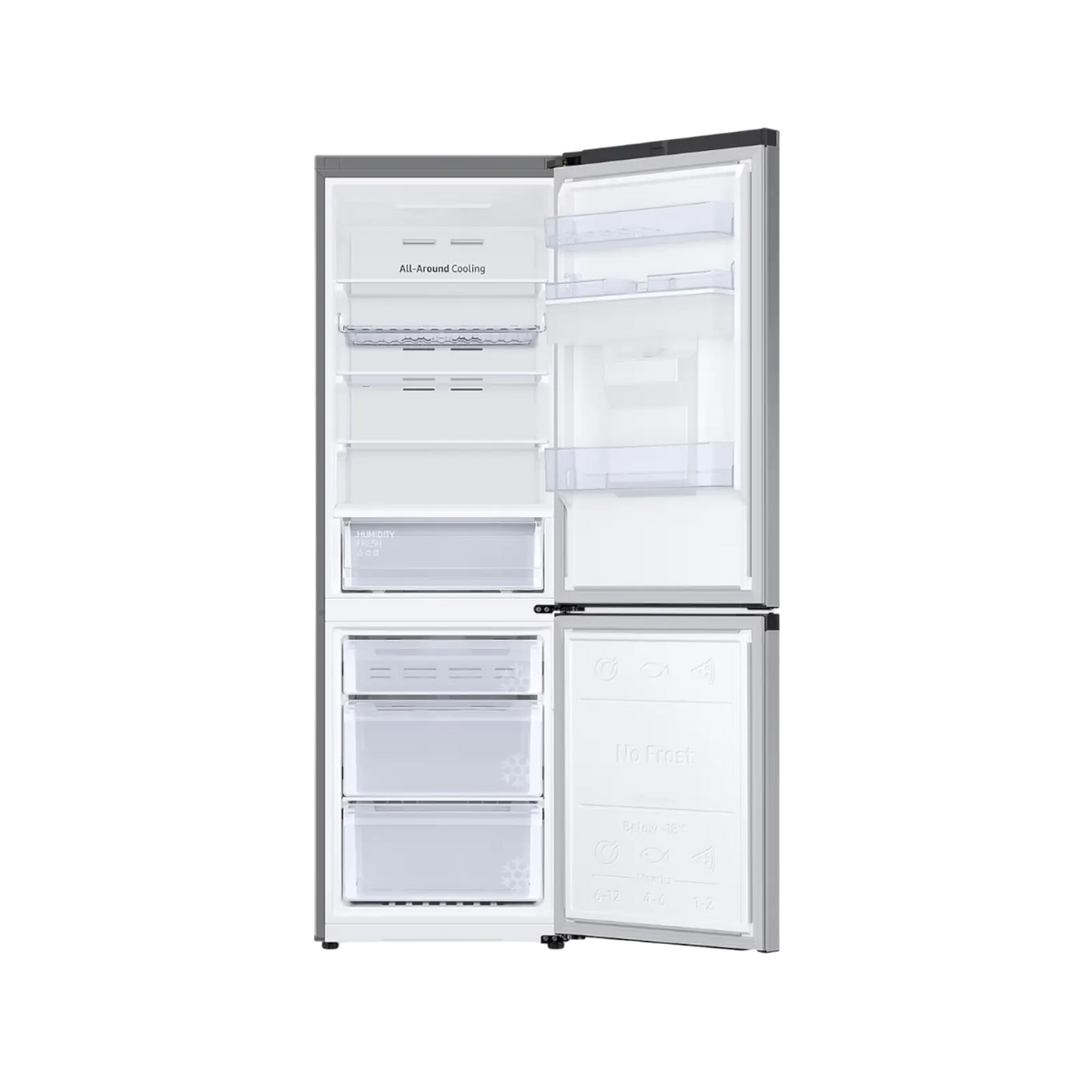 Lodówka wolnostojąca Samsung RB34C632ESA No Frost 185cm.