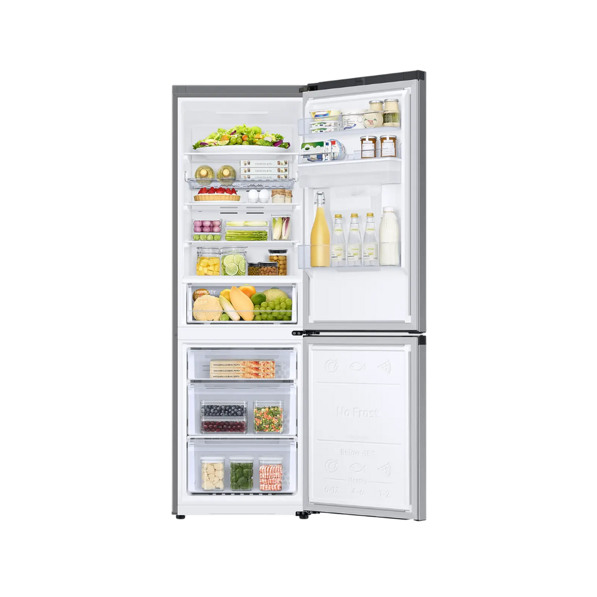 Lodówka wolnostojąca Samsung RB34C632ESA No Frost 185cm.