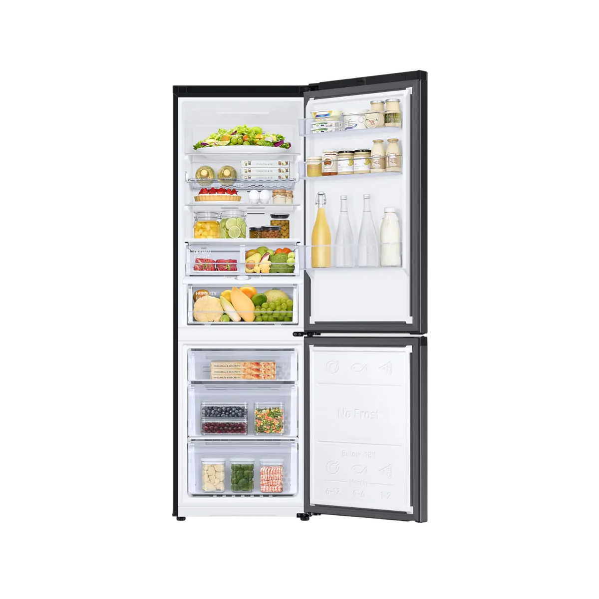 Lodówka wolnostojąca Samsung RB34C675EBN No Frost 185cm.