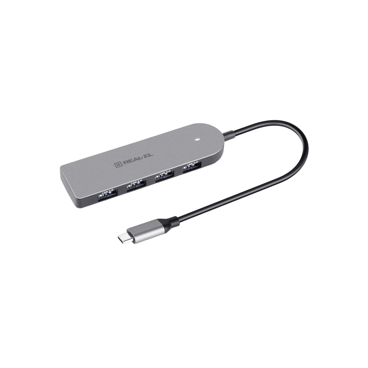 Hub USB REAL-EL CQ-415 USB-C USB 3.0.
