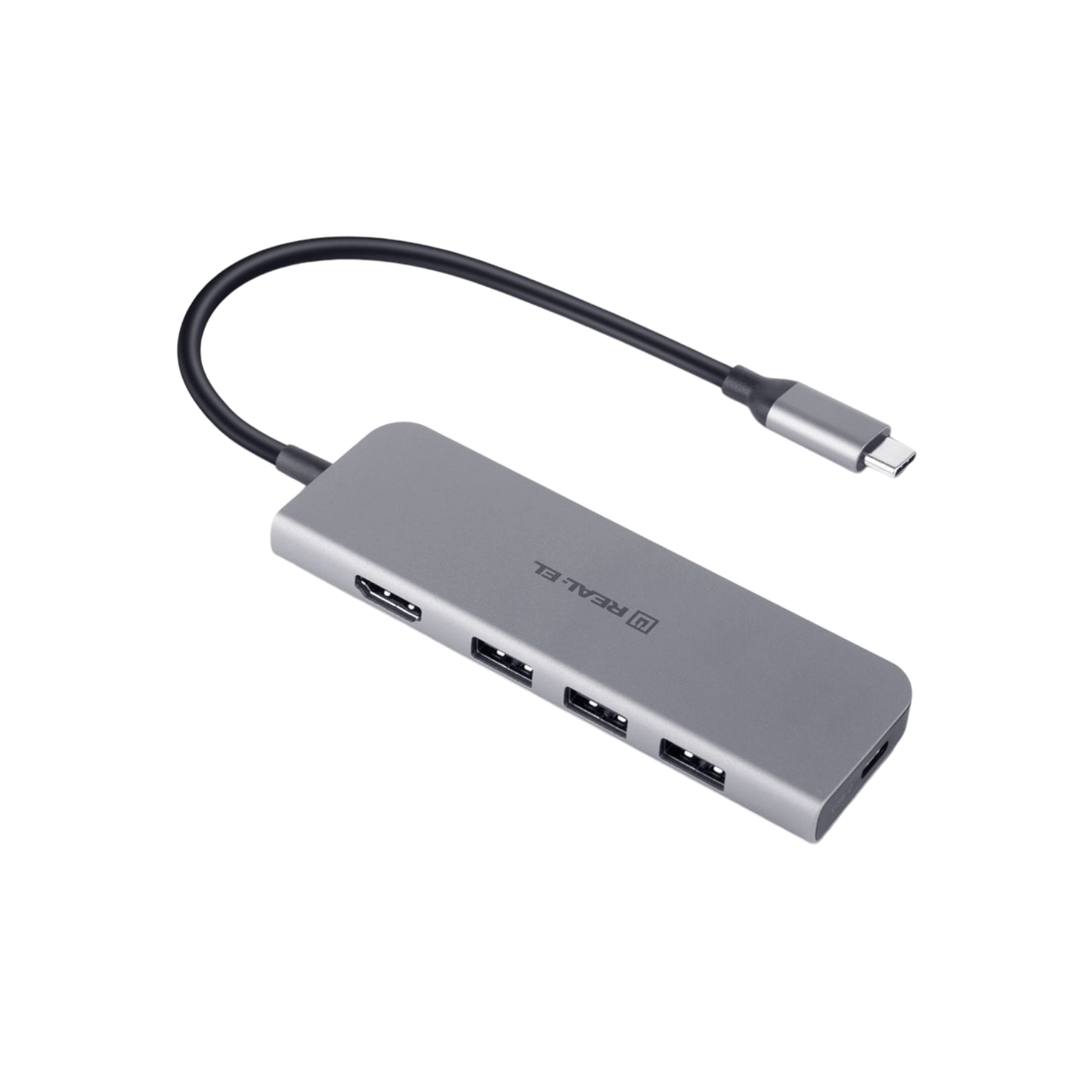 Wielofunkcyjna stacja dokująca REAL-EL CQ-700 USB-C.