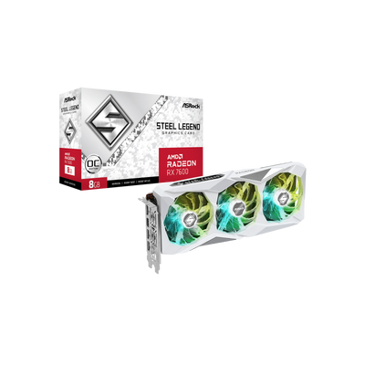 Karta graficzna Asrock Radeon RX 7600 Steel Legend OC 8GB GDDR6.
