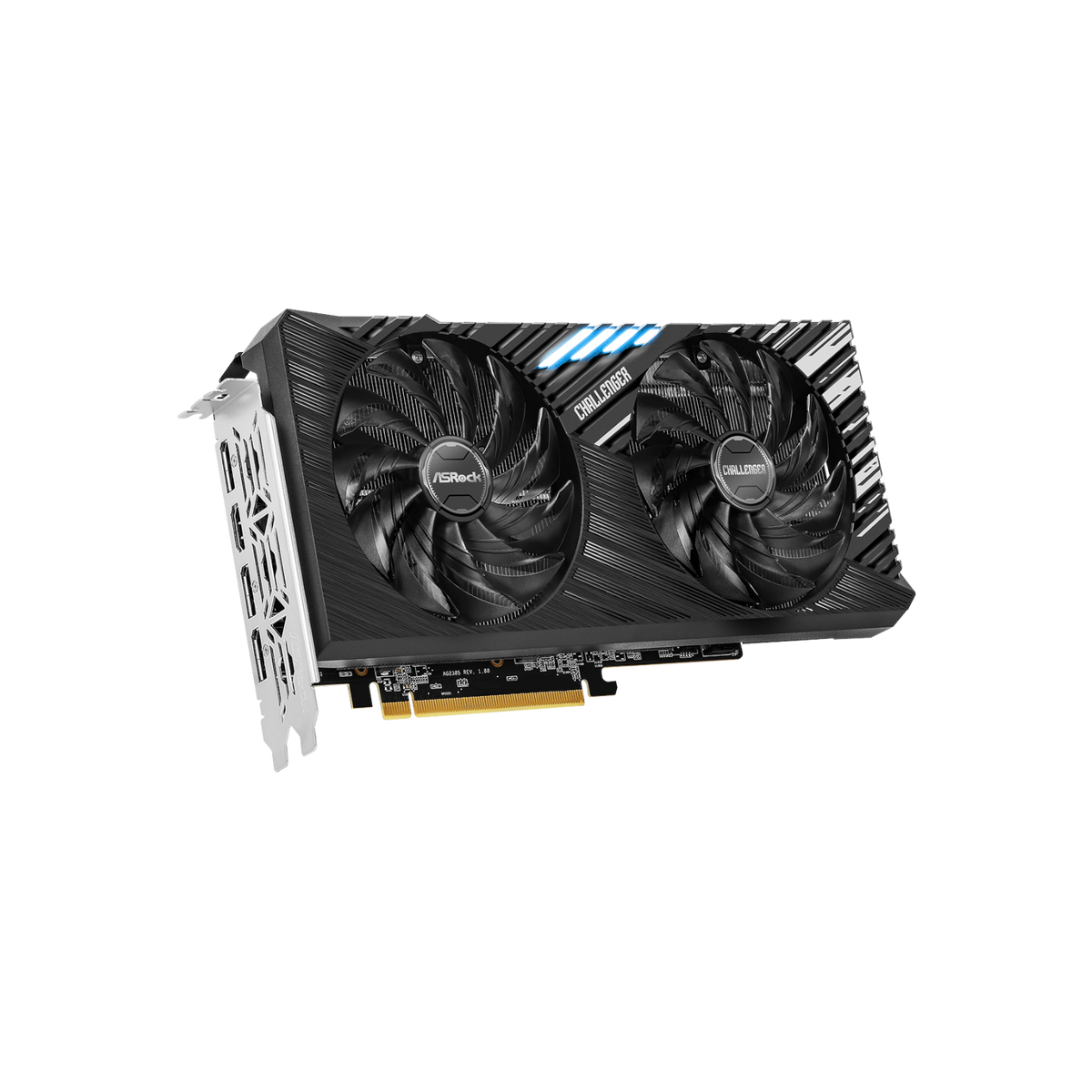 Karta graficzna Asrock Radeon RX 7600 XT Challenger OC 16GB GDDR6.