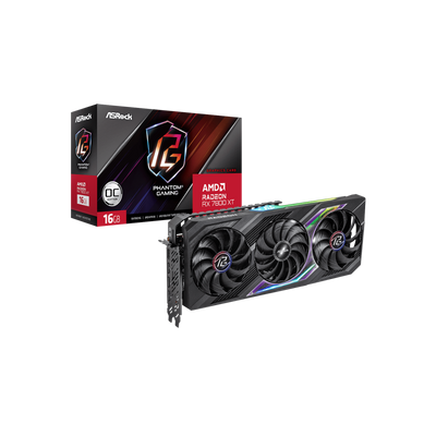 Karta graficzna Asrock Radeon RX 7800 XT Phantom Gaming OC 16GB GDDR6.