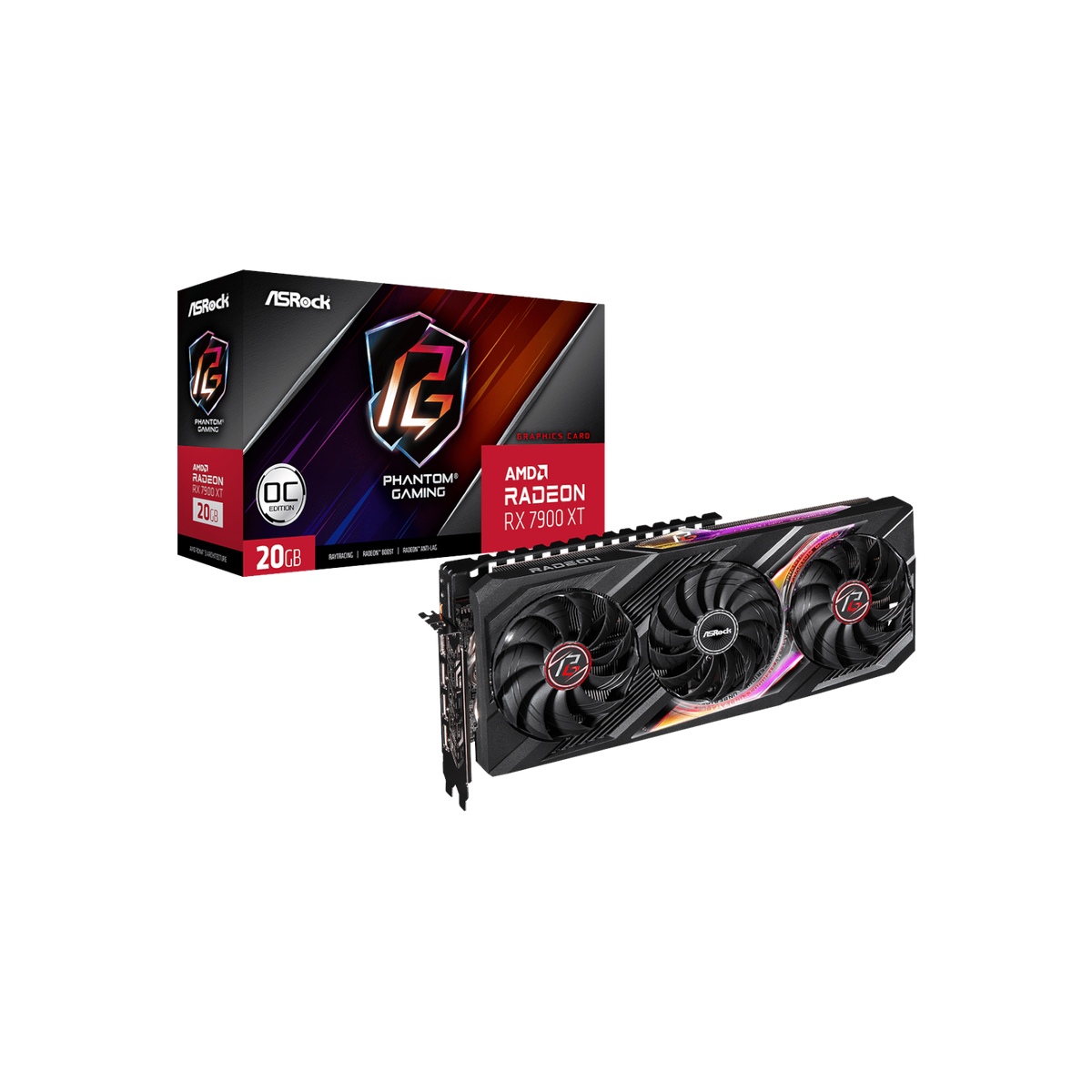 Karta graficzna Asrock Radeon RX 7900 XT Phantom Gaming OC 20GB GDDR6.