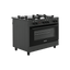 Kuchnia gazowo-elektryczna Ravanson KWGE-K90 Glass Black.