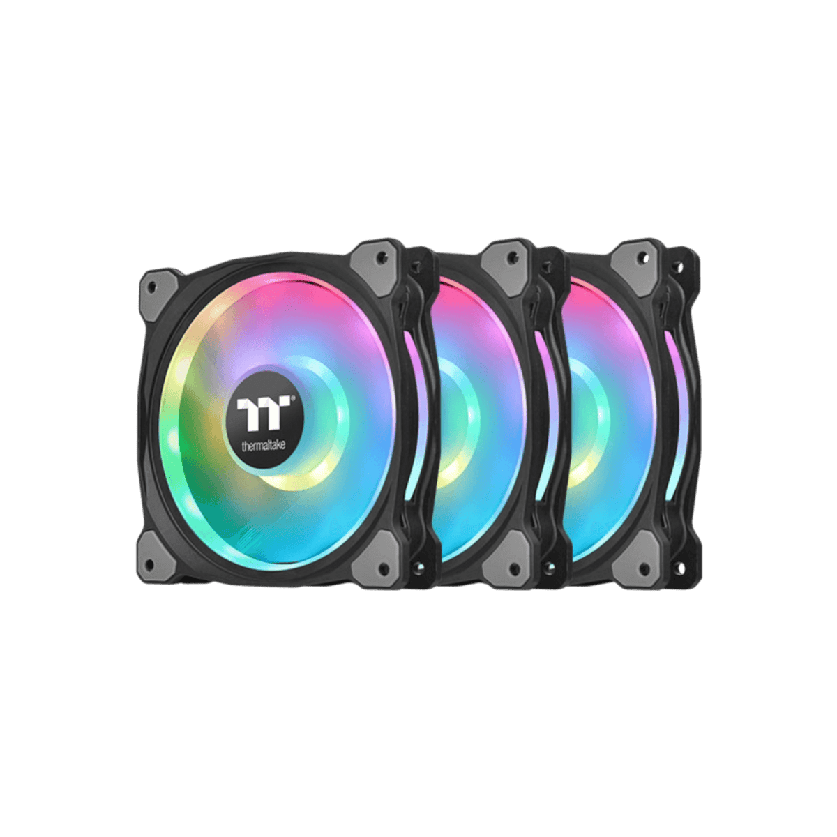 Wentylator Thermaltake Riing Duo 12 RGB Premium Edition Black (3 szt.).