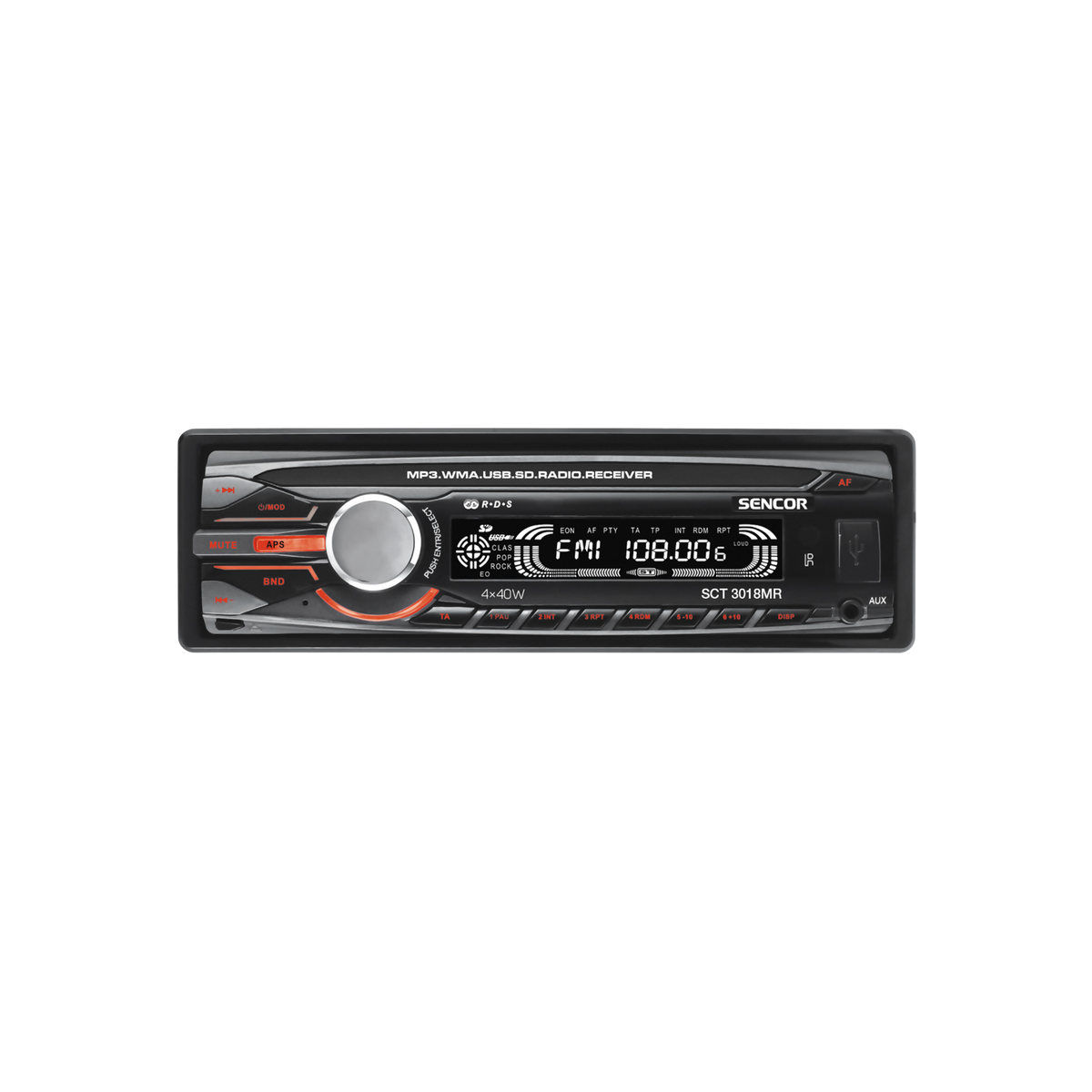Radio samochodowe Sencor SCT 3018MR.