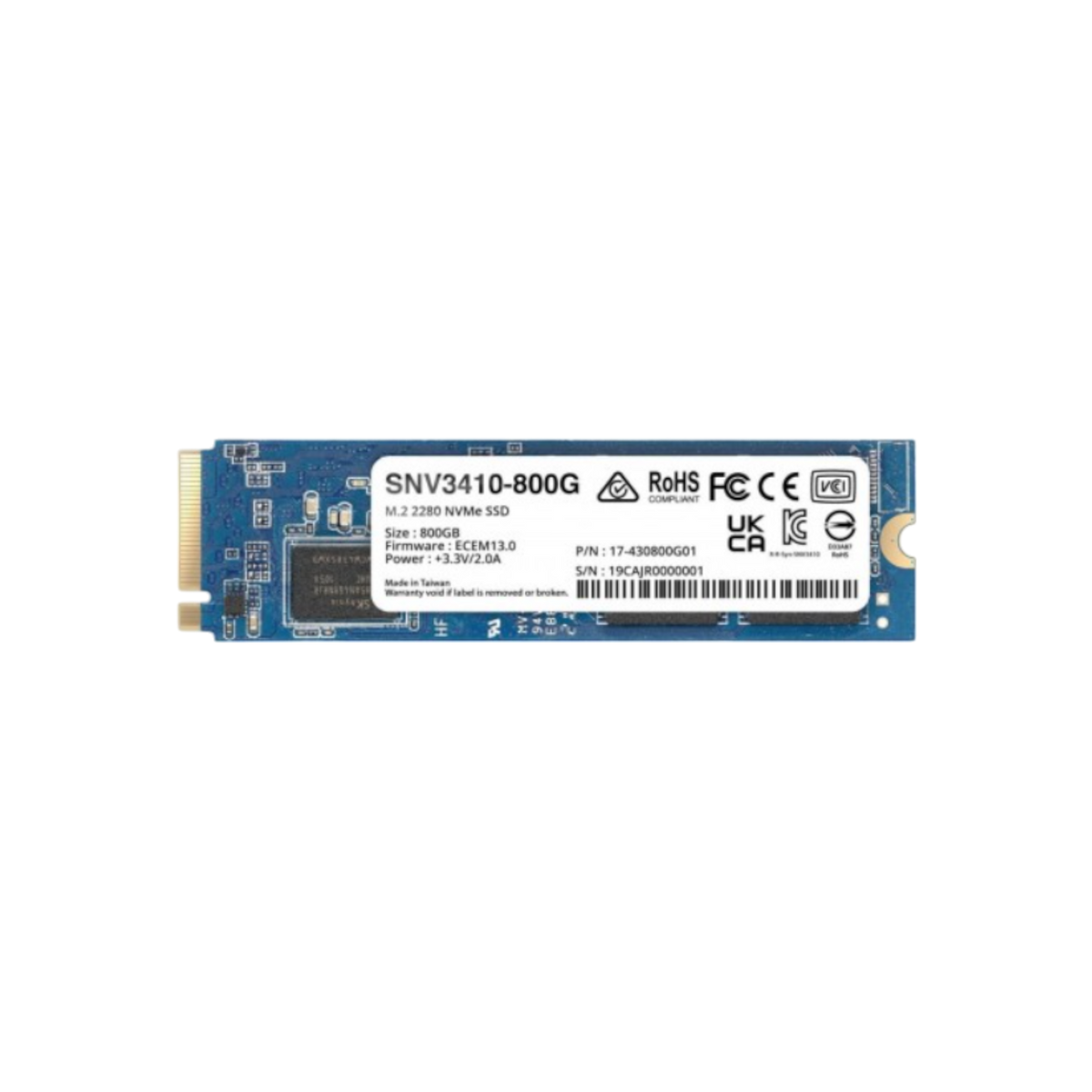 Dysk SSD Synology SNV3410 800GB M.2.